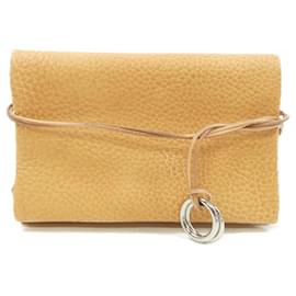 Autre Marque Pochette in pelle saddle Somes