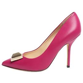 Emilio Pucci Spitze Pumps aus rosa Leder - Größe EU 38
