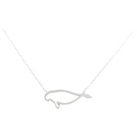 Autre Marque Collar de oro blanco Au750