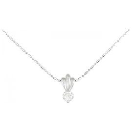 Autre Marque Colar de platina e diamantes