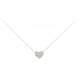 Autre Marque Au750 Weißgold-Diamantkette