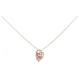 Autre Marque Collana in tourmalina e diamanti Au750