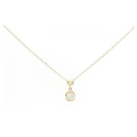 Autre Marque Collana con diamante Au750