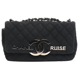 Chanel Borsa con patta Black 2008 cruise line