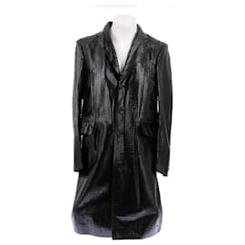 Abrigo de cuero perforado - Givenchy