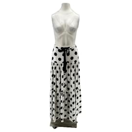Falda blanca con lunares negros - Autre Marque