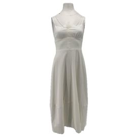 Autre Marque Vestido de algodón blanco BONDI BORN