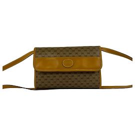 Mini borsa a tracolla in pelle Gucci Vintage Micro GG Logo