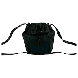 Mini borsa a tracolla con coulaccio in pelle con logo vintage Loewe