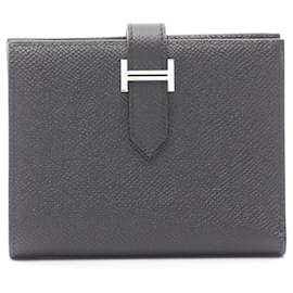 Cartera compacta de dos pliegues Hermès Bearn