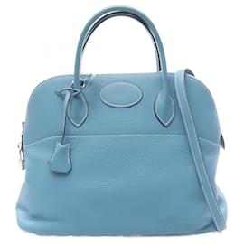 Hermès Borsa Hermes Bolide 35 Blue Jean