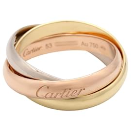 Cartier Trinity Ring 18K Gelb Weiß und Roségold