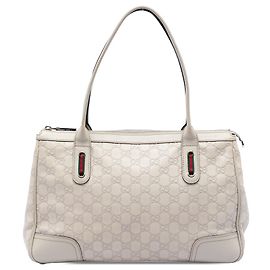 Tote Gucci Beige Guccissima Web Princy