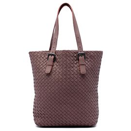 Bottega Veneta Pink Nappa Intrecciato Tote