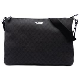 Borsa a tracolla Gucci Black GG Denim