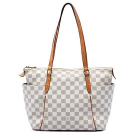 Louis Vuitton White Damier Azur Totally PM