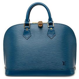 Louis Vuitton Alma PM in Epi blu