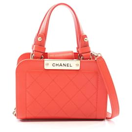 Borsa a mano in pelle matelassé Chanel