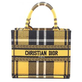 Christian Dior Dior BOOK TOTE Small Checkered Tote Bag