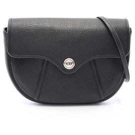 Schwarze Lederhandtasche Christian Dior