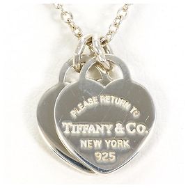 Collana in Argento Double Heart Tiffany & Co.