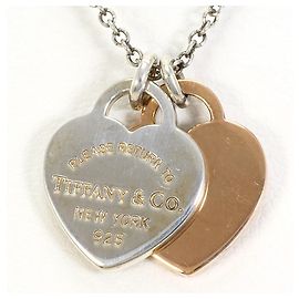 Collana Return to Double Heart in argento Tiffany & Co.