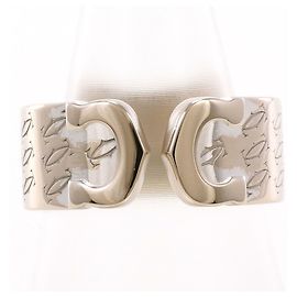 Anello a fascia Cartier C2 in oro bianco 18K