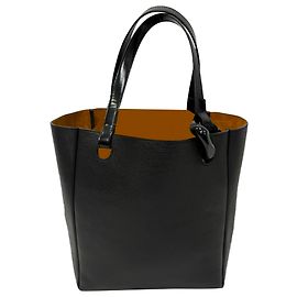 Borsa Tote JW Anderson The JWA Corner in pelle nera