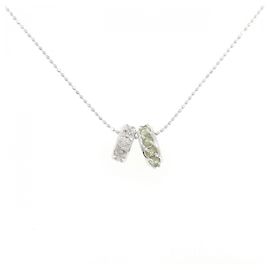 Autre Marque Collana 2-way in Peridoto Au750