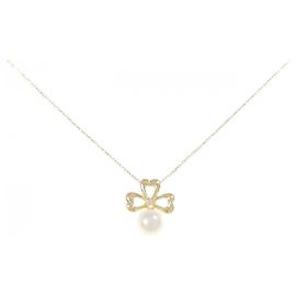 Autre Marque Collana con perle Akoya e diamanti Au750