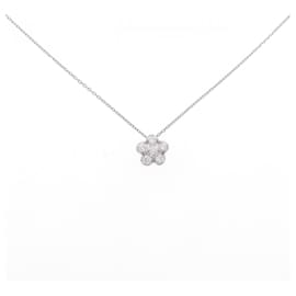 Autre Marque Collana a fiore in diamante e platino