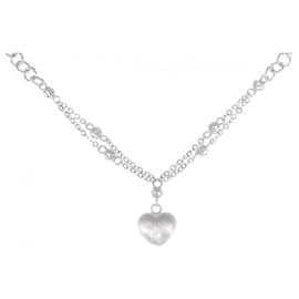 Autre Marque Collana a cuore in oro bianco 750
