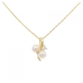 Autre Marque Collana di perle Akoya in Au750