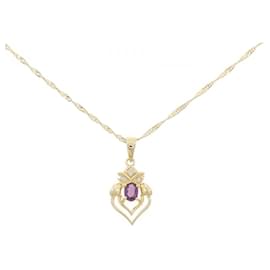 Autre Marque Collana in zaffiro in oro giallo Au750