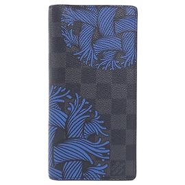 Louis Vuitton Damier Graphite Portefeuille Brazza Wallet
