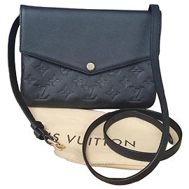 Louis Vuitton Twice Crossbody in pelle Empreinte Nero