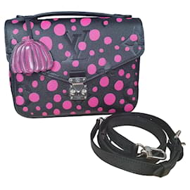 Louis Vuitton x Yayoi Kusama Pochette NM - Nero e Rosa