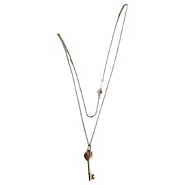 Collana Tiffany & Co. Chiave Cuore Diamante Argento 925
