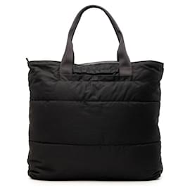 Borsa Boston con placca logo Triangle Prada