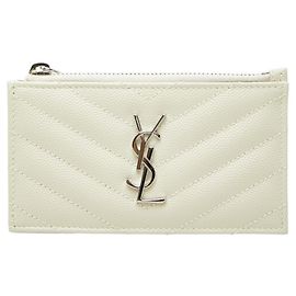 Tarjetero Saint Laurent Cassandra Logo YSL