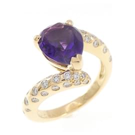 Anello Volute Chanel in oro giallo e ametista