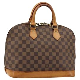 LOUIS VUITTON Borsa Damier Ebene Alma N51131 LV Auth 184636A