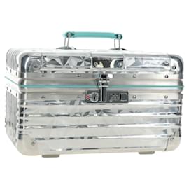 Boîte à bijoux TIFFANY&Co. Collaboration Rimowa en métal Silver tone Auth 184639SM - Autre Marque