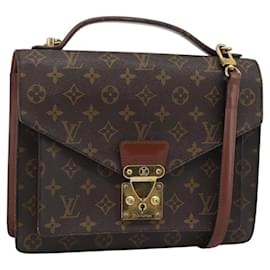 LOUIS VUITTON Borsa Monogram Monceau 28 M51185 LV Auth ka4666