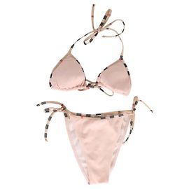 Burberry Rosa Badeanzug
