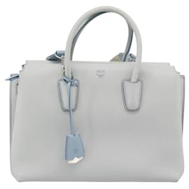 Borsa a mano MCM Milla in pelle grigia