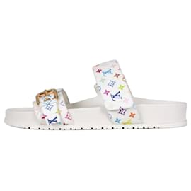 Sandali in pelle Louis Vuitton x Murakami - Bianco, Taglia 38 Usato