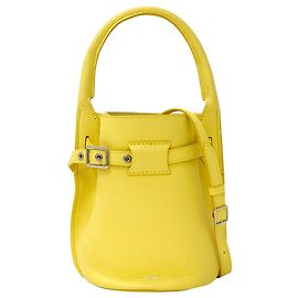 Céline Bolsa de mão de couro feminina Celine