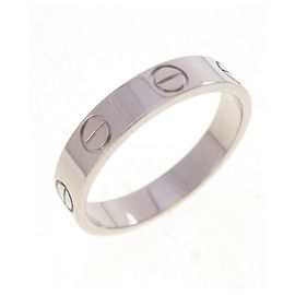 Anello Mini Love di Cartier in oro bianco 18K