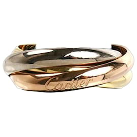 Cartier Trinity Ring aus 18K Rosé Gelb und Weißgold
